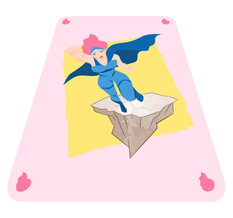 Superhero Adventure Imagery playroom carpet - TenStickers