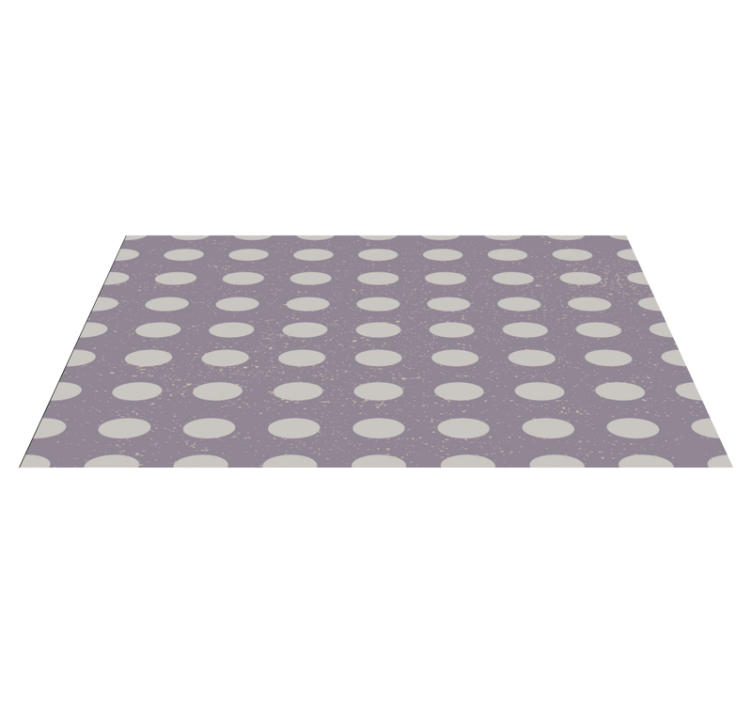 Minimalist Polka Dot Pattern geometric rug - TenStickers