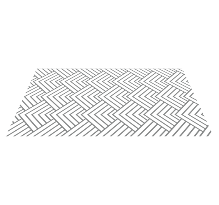 Labyrinth pattern geometric vinyl rug - TenStickers