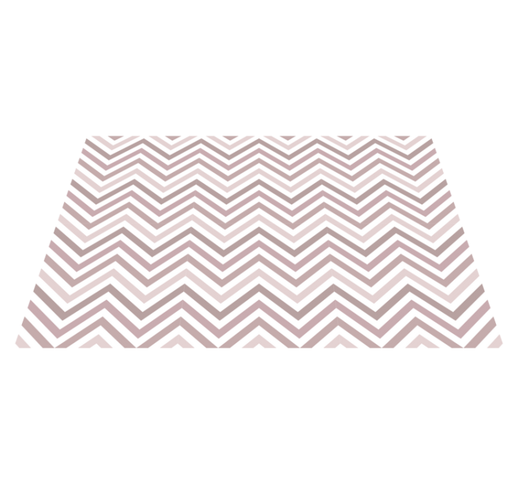 Chevron Pattern Design geometric rug - TenStickers