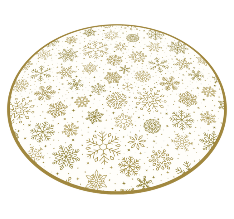 Snowflake Pattern Christmas carpet runner - TenStickers