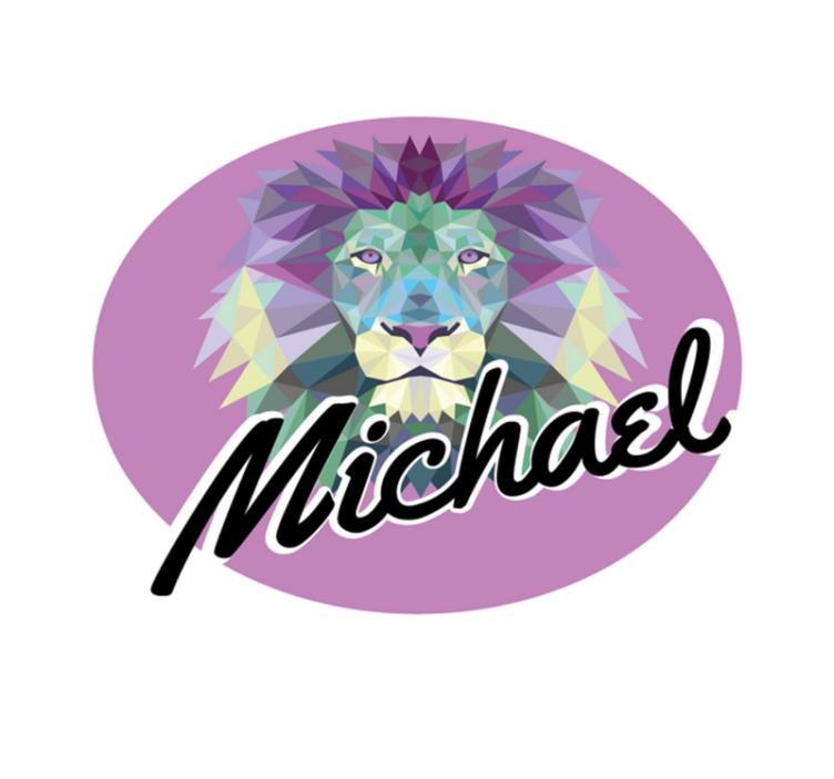 Customizable Lion custom vinyl rug - TenStickers