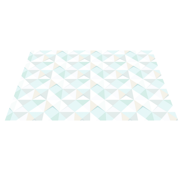 Geometric Pattern Overlay Rug - TenStickers
