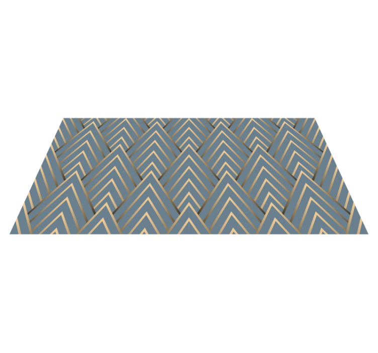 Geometric Chevron Pattern geometric carpet - TenStickers