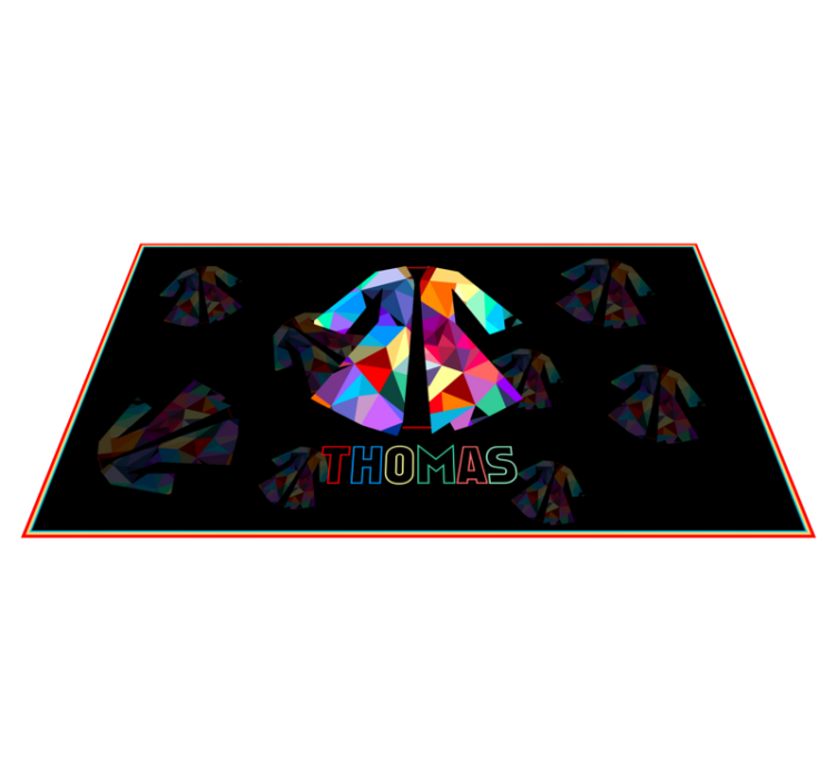 Technicolor dreamcoat bedroom rug - TenStickers