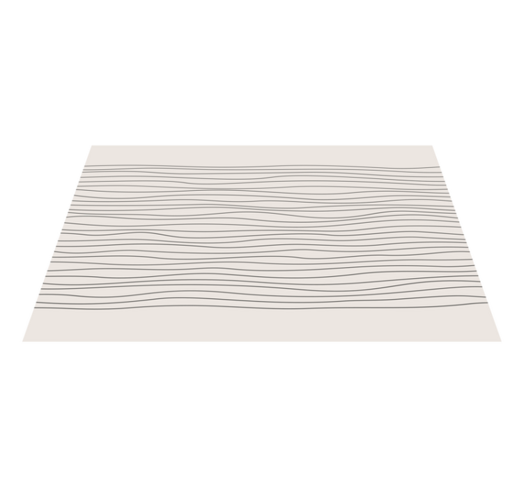 Nordic Lines vinyl rug stripes - TenStickers