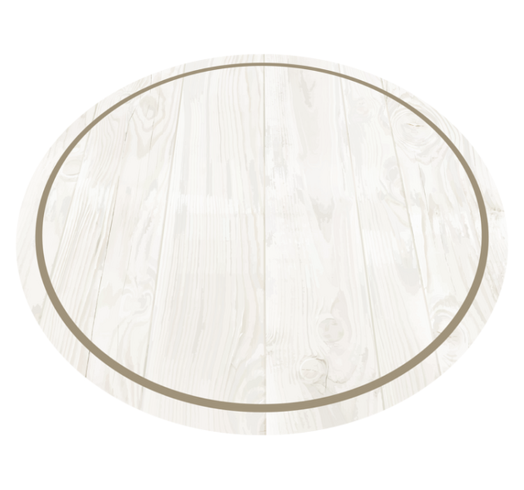 Vinyl white wood vintage rug - TenStickers