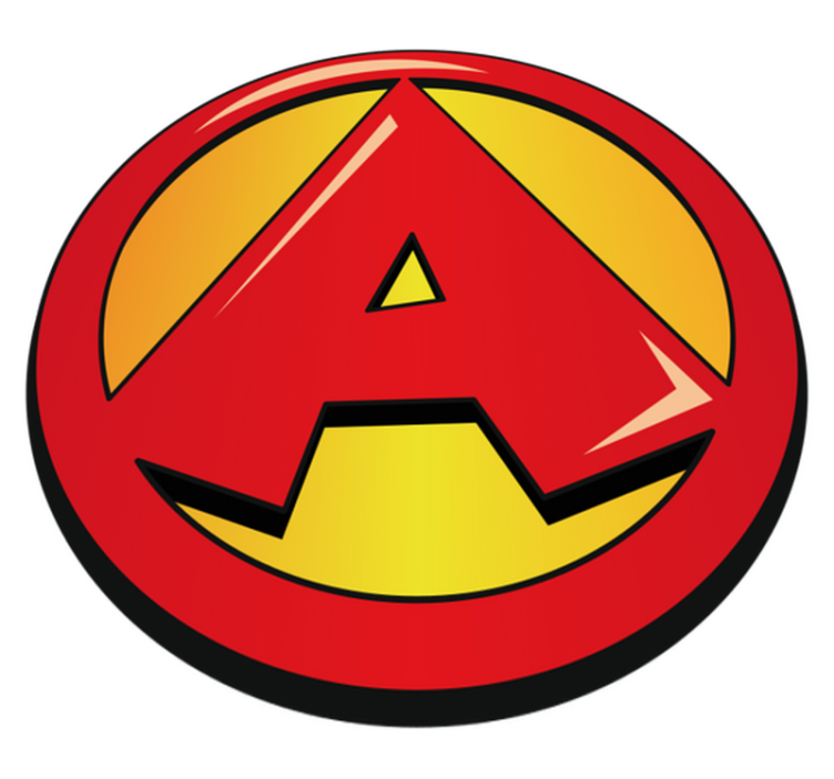 Super initial letter kids rug - TenStickers