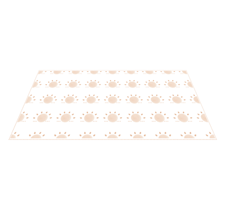 Abstract Minimal Sun nordic rug - TenStickers