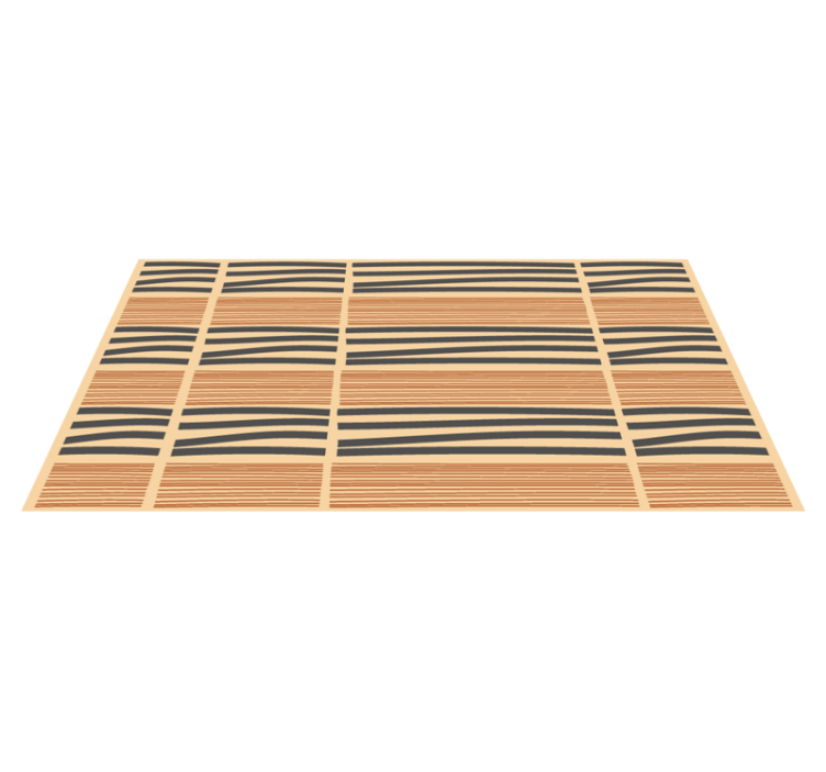Boho Striped Pattern stripes carpet - TenStickers
