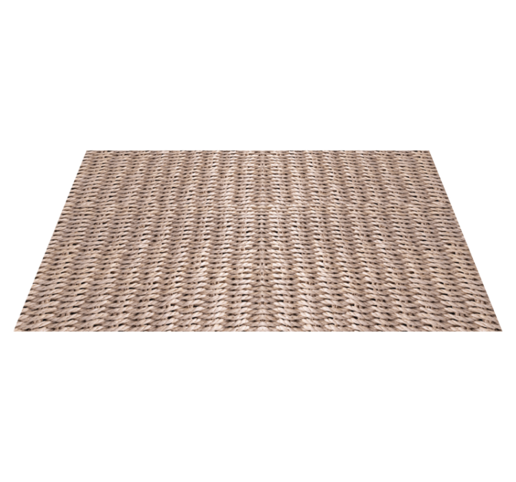 Reed Texture ethnic vinyl rug - TenStickers