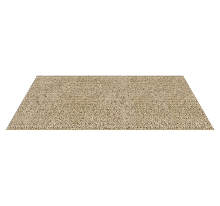Beige color fabric texture vinyl hallway runner - TenStickers