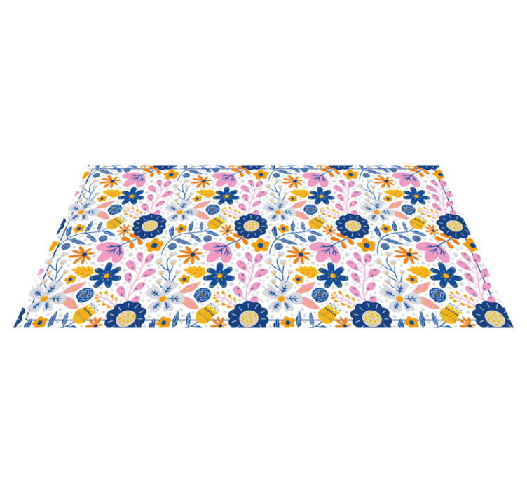 Flowery Springtime nature rug - TenStickers