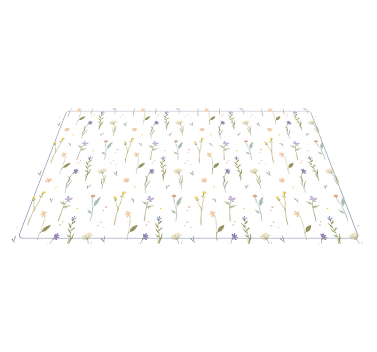 Small spring twigs dining room vinyl rug - TenStickers