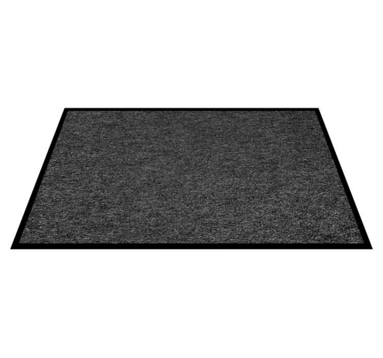 dark gray texture office vinyl rug - TenStickers