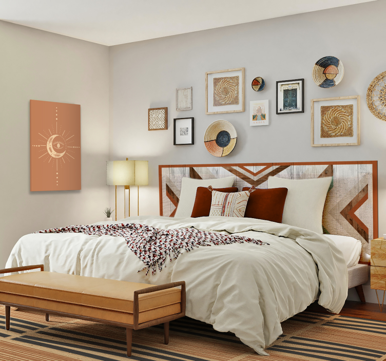 Boho Striped Pattern stripes carpet - TenStickers