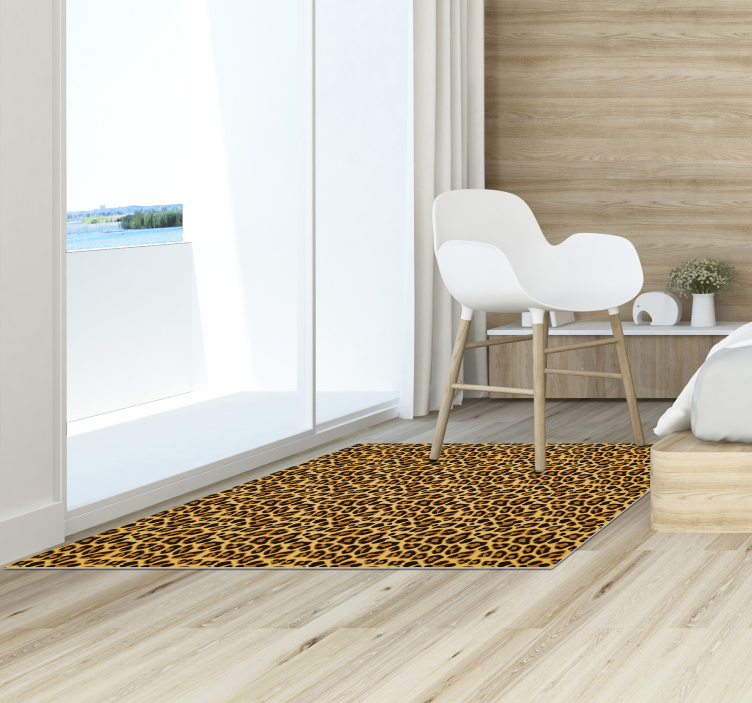 Leopard Animal Print Vinyl Carpet - TenStickers