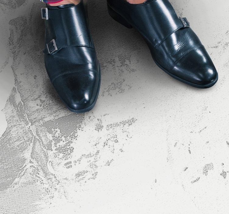 Abstract textured vinyl rug - TenStickers