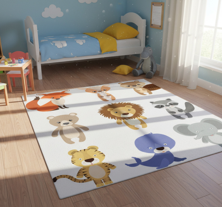 Animal vinyl rug for home decoration - TenStickers