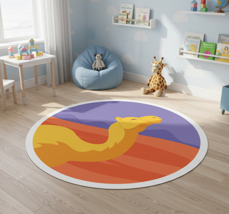 Animal vinyl rug desert animal - TenStickers