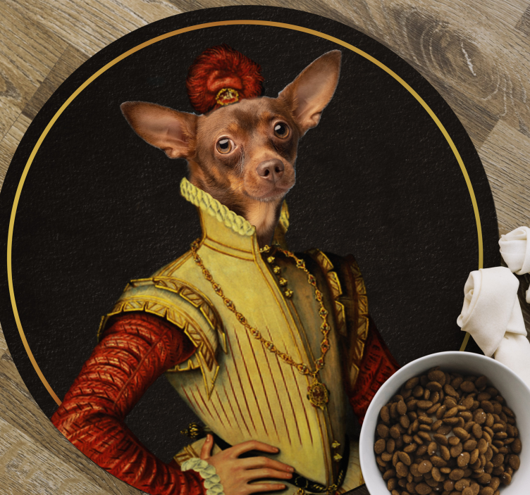 Aristocrat dog animal rug - TenStickers