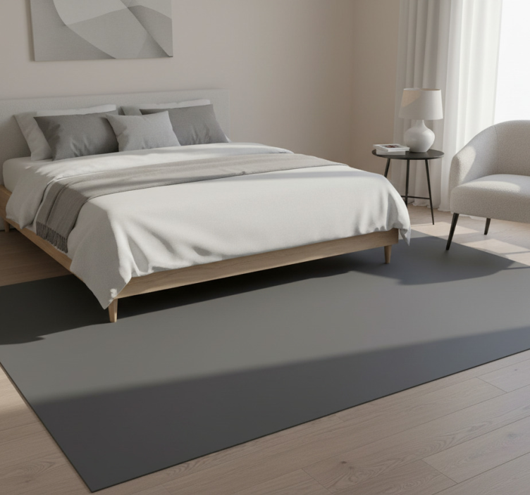 Bedroom vinyl rug grey wardrobe cover sheet - TenStickers