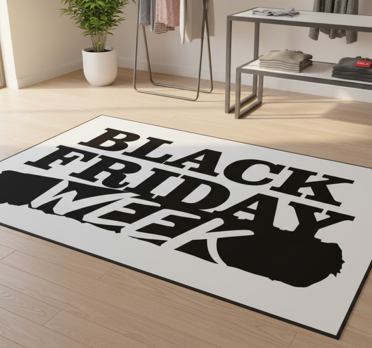 Black friday vinyl rug sale all week long - TenStickers