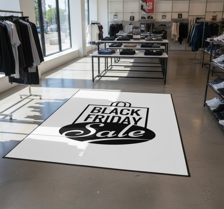 Black friday vinyl rug with black friday savings - TenStickers