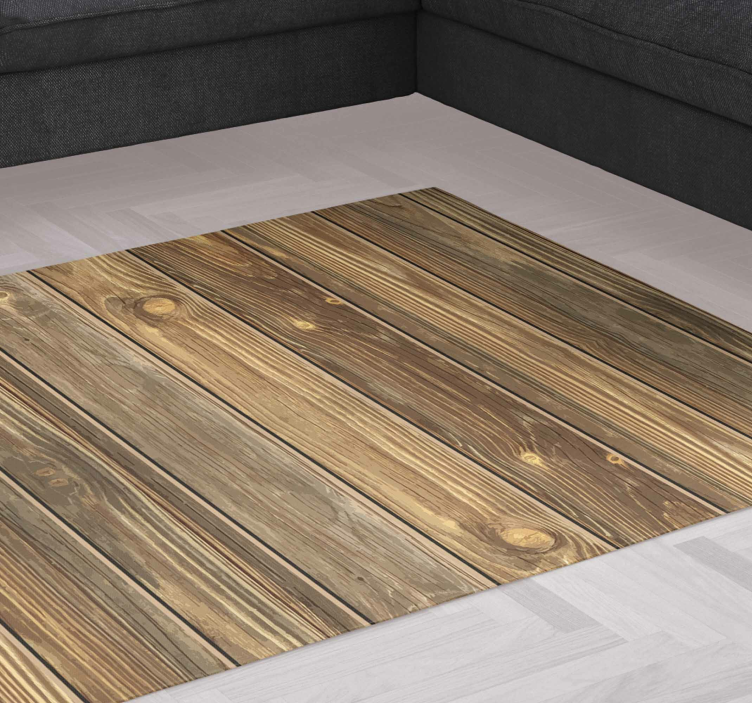 brown veins vinyl wood flooring - TenStickers