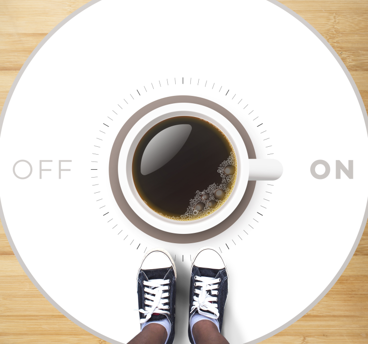 Caffeine Toggle custom rug - TenStickers