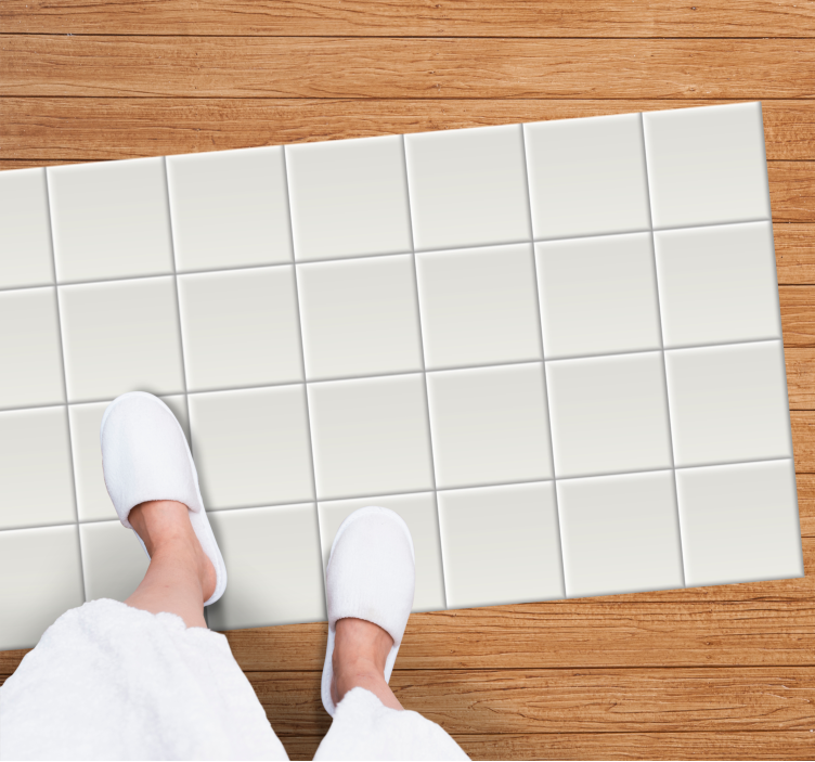 Ceramic Simulation tile vinyl rug - TenStickers