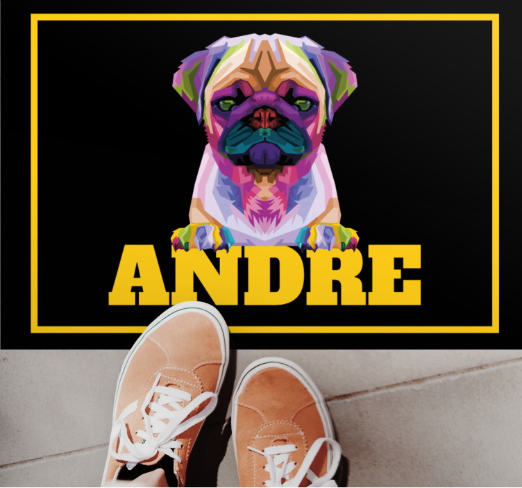Customizable Pet custom vinyl rug - TenStickers