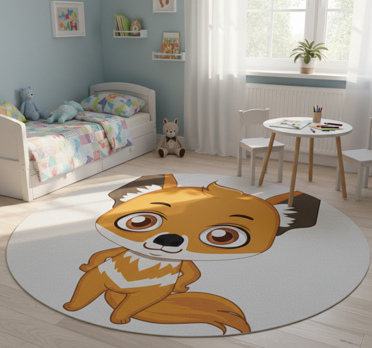 Dingo design animal vinyl rug - TenStickers