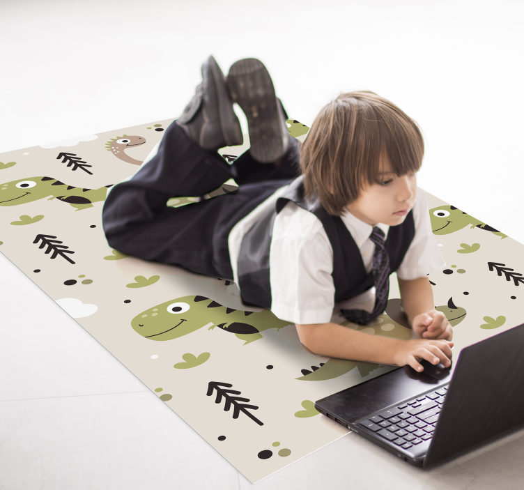 dinosaur kids vinyl carpet - TenStickers