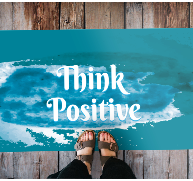 Embrace Optimism custom rug - TenStickers