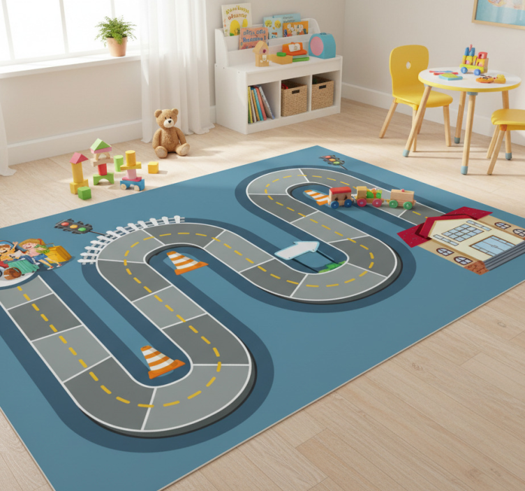 Game vinyl rug board game path - TenStickers