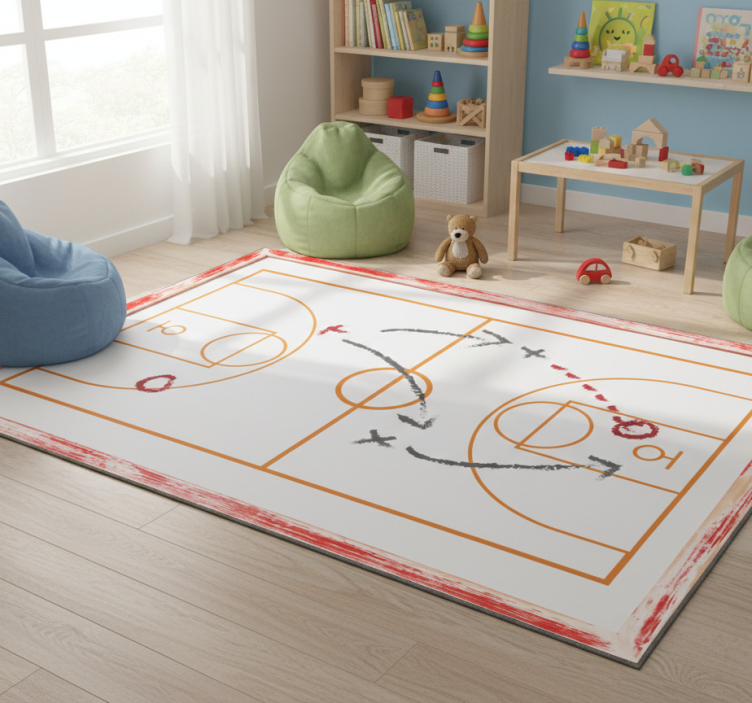 Game vinyl rug for board game sports coach - TenStickers