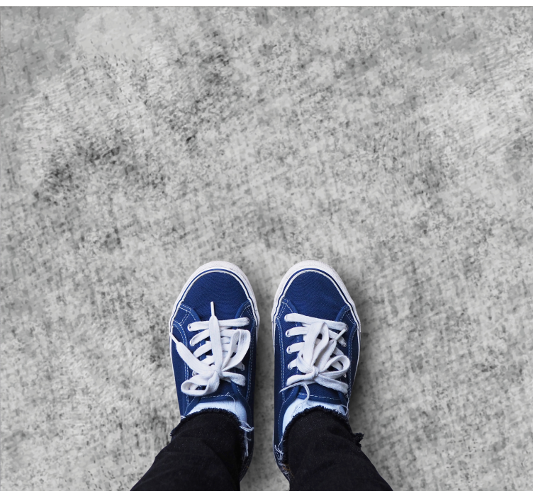 Grey Marble Texture living room vinyl rug - TenStickers