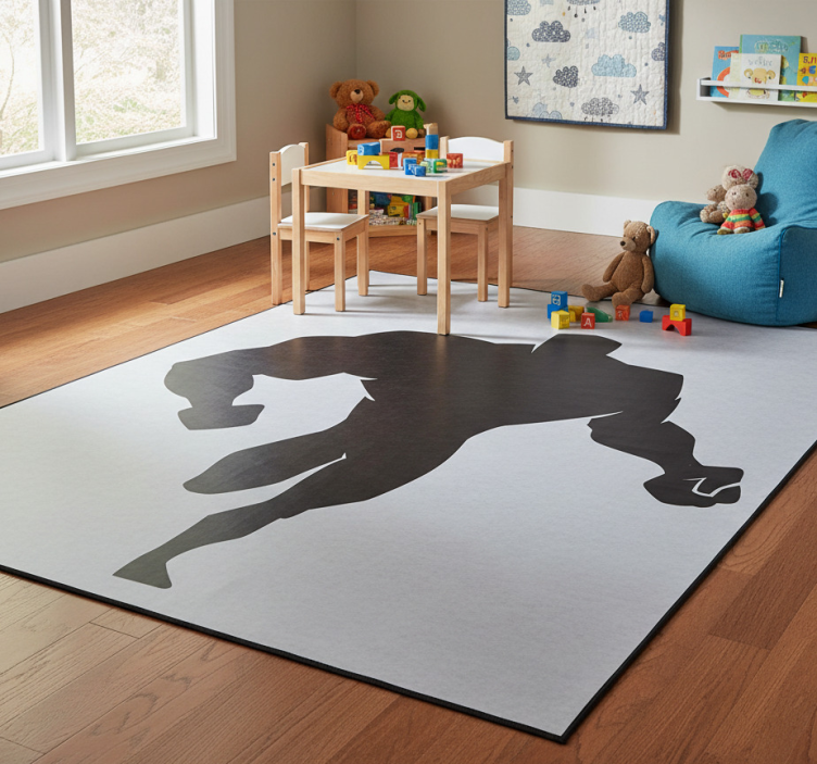 Kids vinyl rug adventure awaits - TenStickers