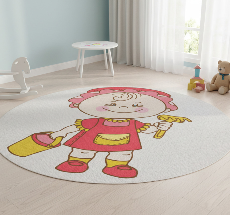 Kids vinyl rug baby play sand mat - TenStickers