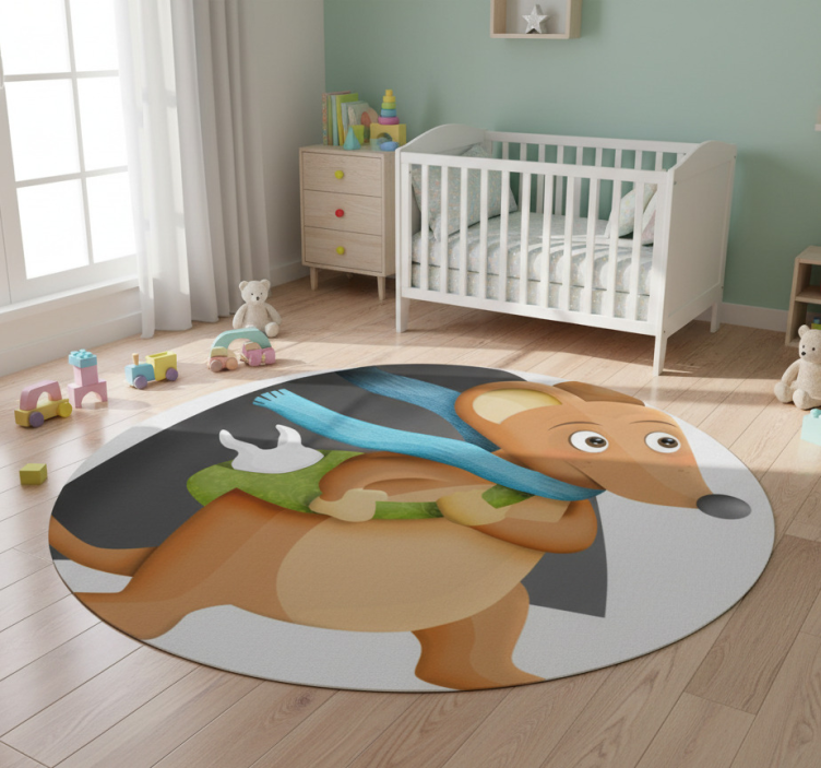 Kids vinyl rug tooth fairy - TenStickers