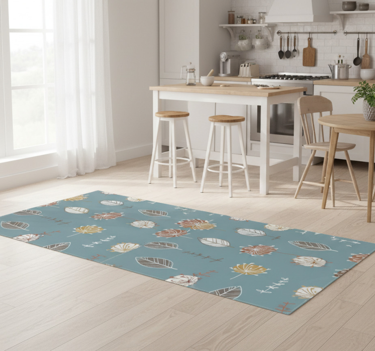 Kitchen vinyl rug nordic park style - TenStickers