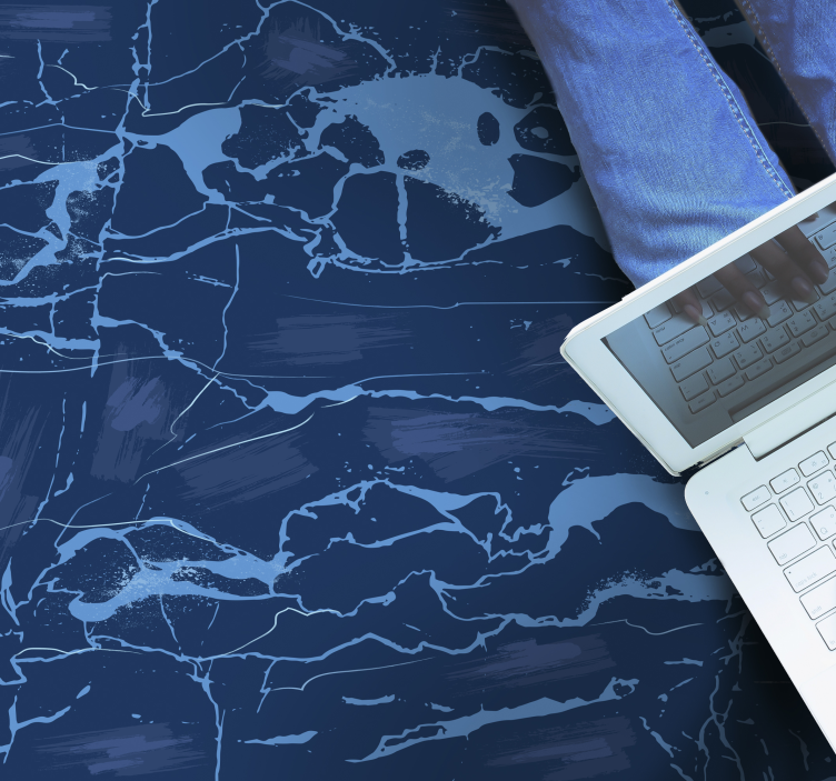 Marble suface effect marble vinyl rug - TenStickers