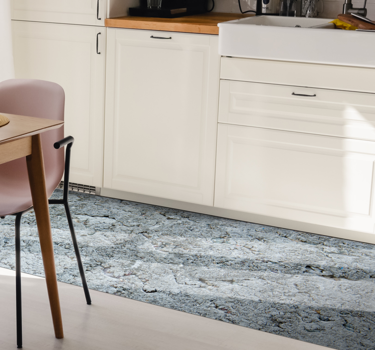 Marble textured surface marble vinyl rug - TenStickers