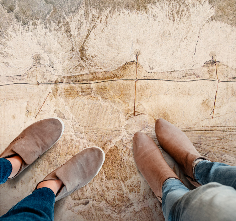 Natural Stone Finish stone effect vinyl rug - TenStickers