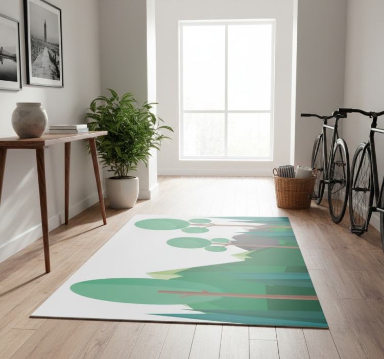 Nature vinyl rug christiania denmark - TenStickers