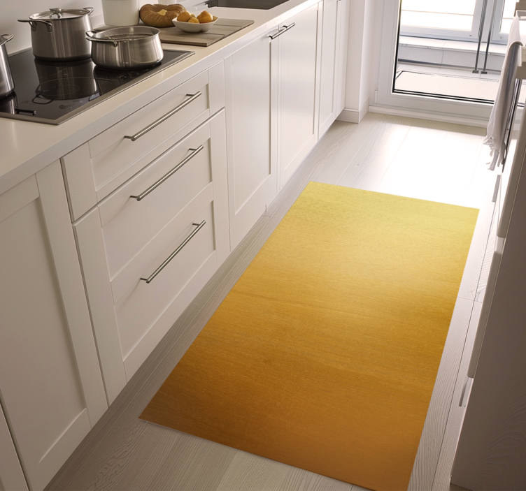 Ombré effect  yellow vinyl rug - TenStickers