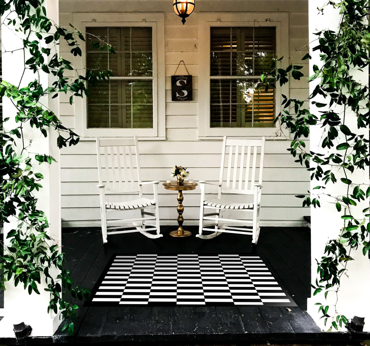 Optical illusion stripes geometric rugs - TenStickers