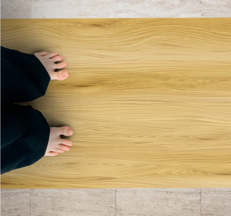 Organic Timber Surface wood effect vinyl rug - TenStickers