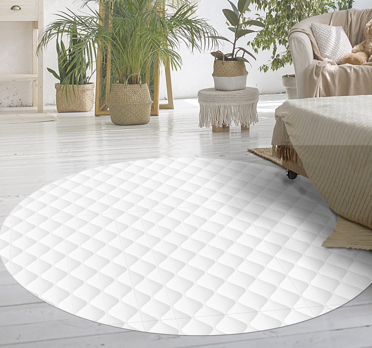 Padded texture texture carpet - TenStickers